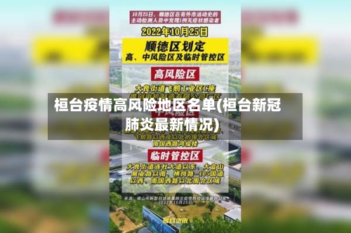 桓台疫情高风险地区名单(桓台新冠肺炎最新情况)