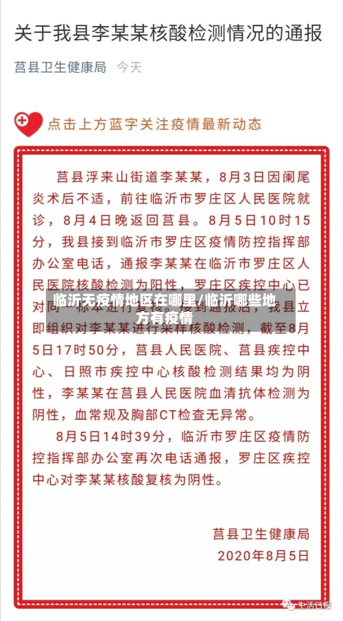 临沂无疫情地区在哪里/临沂哪些地方有疫情-第2张图片