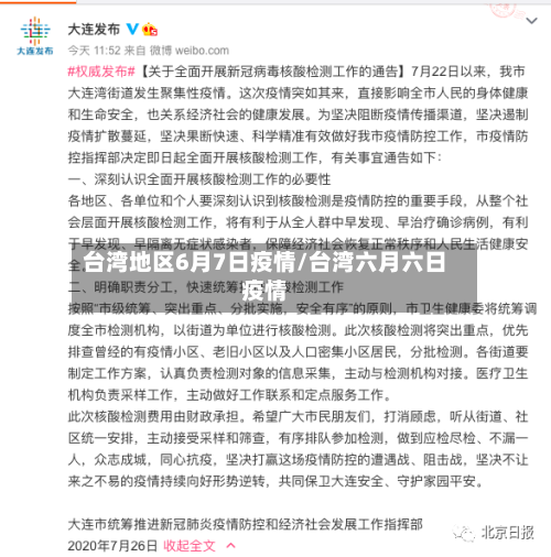 台湾地区6月7日疫情/台湾六月六日疫情-第3张图片
