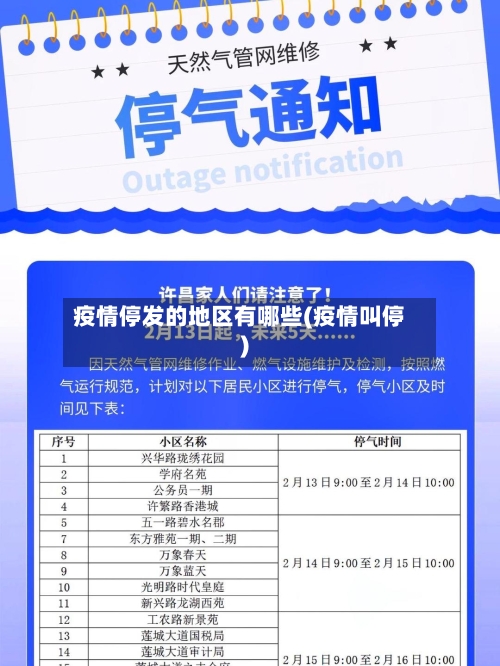 疫情停发的地区有哪些(疫情叫停)