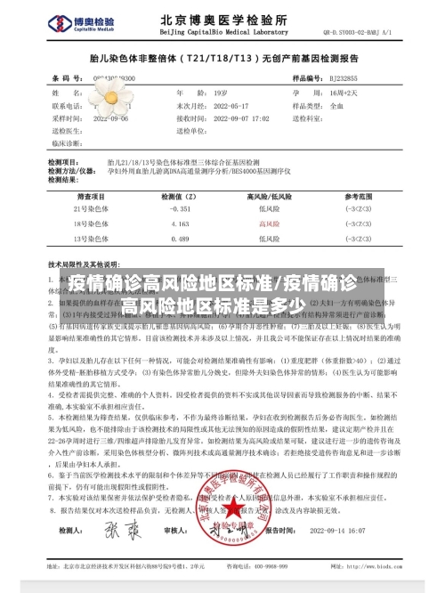 疫情确诊高风险地区标准/疫情确诊高风险地区标准是多少-第2张图片