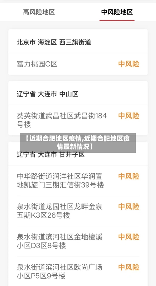 【近期合肥地区疫情,近期合肥地区疫情最新情况】-第3张图片