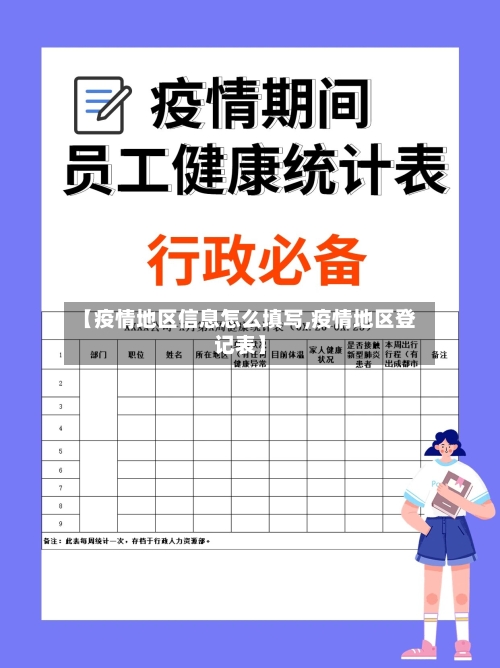 【疫情地区信息怎么填写,疫情地区登记表】-第2张图片